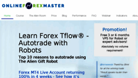 What Onlineforexmaster.com website looked like in 2018 (5 years ago)