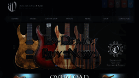 What Overloadguitars.com website looked like in 2018 (5 years ago)