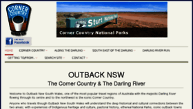 What Outbacknsw.com.au website looked like in 2018 (5 years ago)