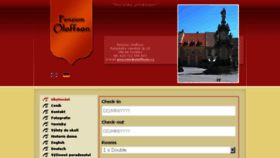 What Oloffson.cz website looked like in 2018 (5 years ago)