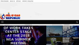 What Oilandgasrepublic.com website looked like in 2018 (5 years ago)