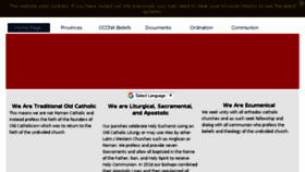 What Occna.org website looked like in 2018 (5 years ago)