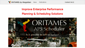 What Oritames.com website looked like in 2018 (5 years ago)