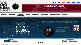 What Openworldforum.paris website looked like in 2018 (8 years ago)