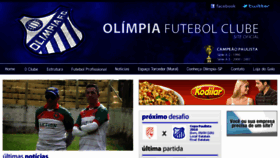 What Olimpiafutebolclube.com website looked like in 2018 (5 years ago)