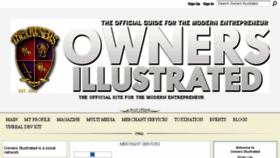 What Ownersillustrated.com website looked like in 2018 (5 years ago)