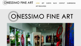 What Onessimofineart.com website looked like in 2018 (5 years ago)