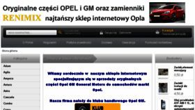 What Opel-e-sklep.pl website looked like in 2018 (5 years ago)