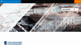What Oikeusministerio.fi website looked like in 2018 (5 years ago)