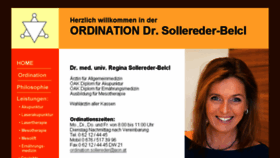 What Ordination-sollereder.at website looked like in 2018 (5 years ago)
