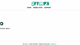 What Offmp3.app website looked like in 2018 (5 years ago)