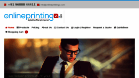 What Onlineprintingz.com website looked like in 2018 (5 years ago)