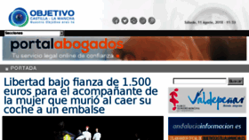 What Objetivocastillalamancha.es website looked like in 2018 (5 years ago)