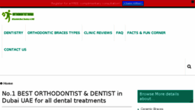 What Orthodontist-dubai.com website looked like in 2018 (5 years ago)