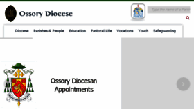What Ossory.ie website looked like in 2018 (5 years ago)