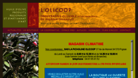 What Olicoop.fr website looked like in 2018 (5 years ago)