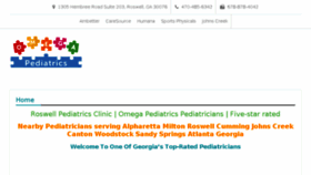 What Omegapediatrics.com website looked like in 2018 (5 years ago)