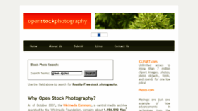 What Openstockphotography.org website looked like in 2018 (5 years ago)