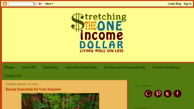 What Oneincomedollar.com website looked like in 2018 (5 years ago)