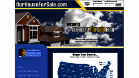 What Ourhouseforsale.com website looked like in 2018 (5 years ago)