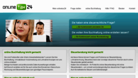 What Onlinetax24.de website looked like in 2018 (5 years ago)