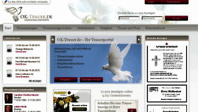 What Ok-trauer.de website looked like in 2018 (7 years ago)