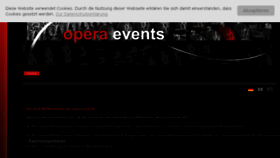 What Opera-events.de website looked like in 2018 (5 years ago)