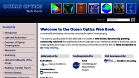 What Oceanopticsbook.info website looked like in 2018 (5 years ago)