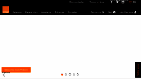 What Orange.lu website looked like in 2018 (5 years ago)