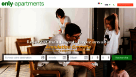 What Only-apartments.fr website looked like in 2018 (5 years ago)