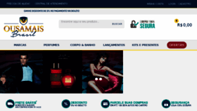 What Ousamaisbrasil.com.br website looked like in 2018 (5 years ago)