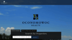 What Oconomowocrealty.com website looked like in 2018 (5 years ago)