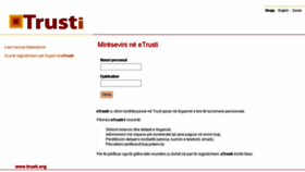 What Online.trusti.org website looked like in 2018 (5 years ago)