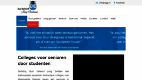 What Oudgeleerdjonggedaan.nl website looked like in 2018 (5 years ago)