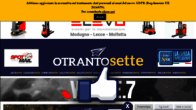 What Otrantosette.it website looked like in 2018 (5 years ago)