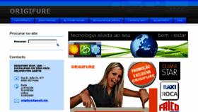 What Origifure.com website looked like in 2018 (5 years ago)