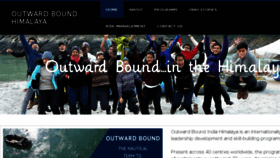 What Outwardboundindia.com website looked like in 2018 (5 years ago)