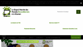What Ordiroi.re website looked like in 2018 (6 years ago)