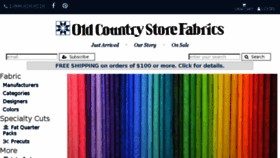 What Oldcountrystorefabrics.com website looked like in 2018 (5 years ago)