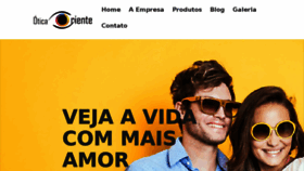 What Oticaoriente.com.br website looked like in 2018 (5 years ago)