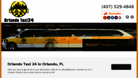 What Orlandofltaxiservice.com website looked like in 2018 (5 years ago)