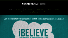 What Otterbeinchurch.org website looked like in 2018 (5 years ago)