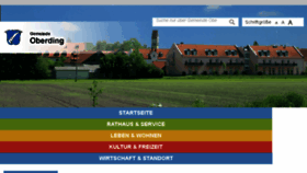What Oberding.de website looked like in 2018 (7 years ago)