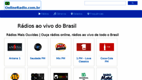 What Onlineradio.com.br website looked like in 2018 (5 years ago)