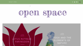 What Openspace.life website looked like in 2018 (5 years ago)