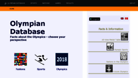 What Olympiandatabase.com website looked like in 2018 (5 years ago)