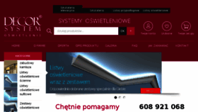 What Oswietleniowki.pl website looked like in 2018 (5 years ago)