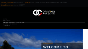 What Ocdrivingacademy.com website looked like in 2018 (5 years ago)