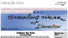 What Odeonbykris.com website looked like in 2018 (5 years ago)