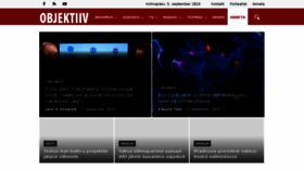 What Objektiiv.ee website looked like in 2018 (5 years ago)